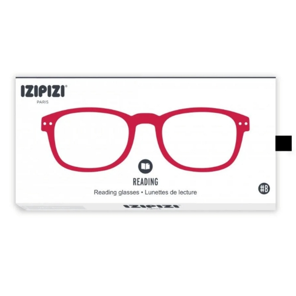 New IZIPIZI Red Crystal #B +1 Reading Glasses by Izipizi